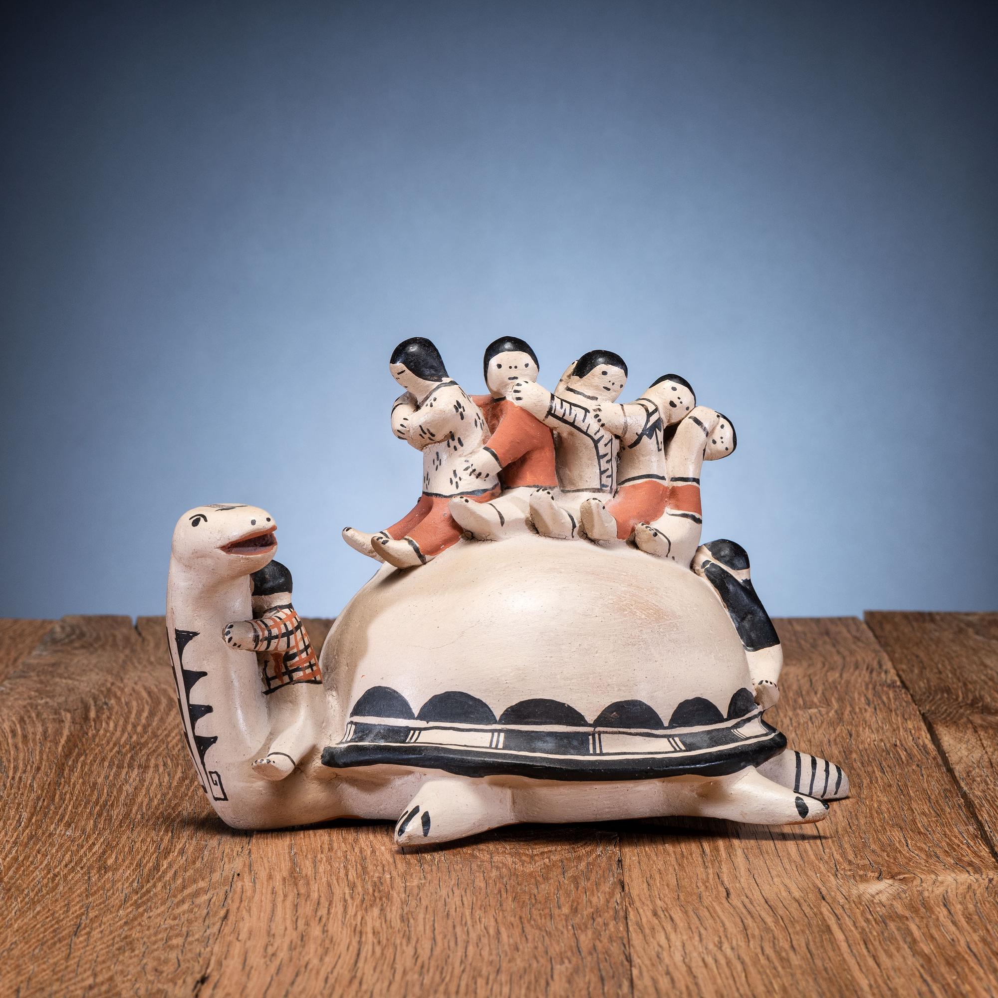 Mother Turtle Pottery Storyteller