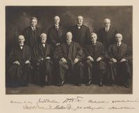 [Americana] [Supreme Court] Taft, William, and Oliver Wendell Holmes, Jr., and Louis Brandeis, et al. Signed Photograph