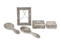 Five Chinese Export Silver Articles