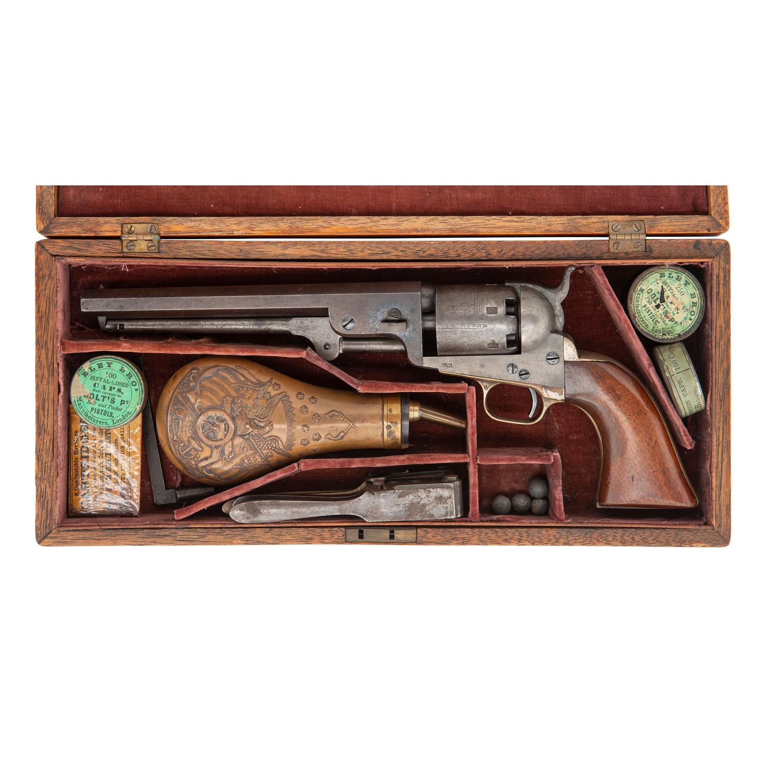 Cased Colt 3rd Model Navy with Accessories