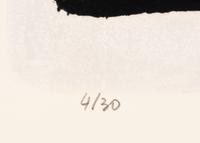 Pierre Soulages (French, 1919–2022) — Lithographie No.7a, 1957