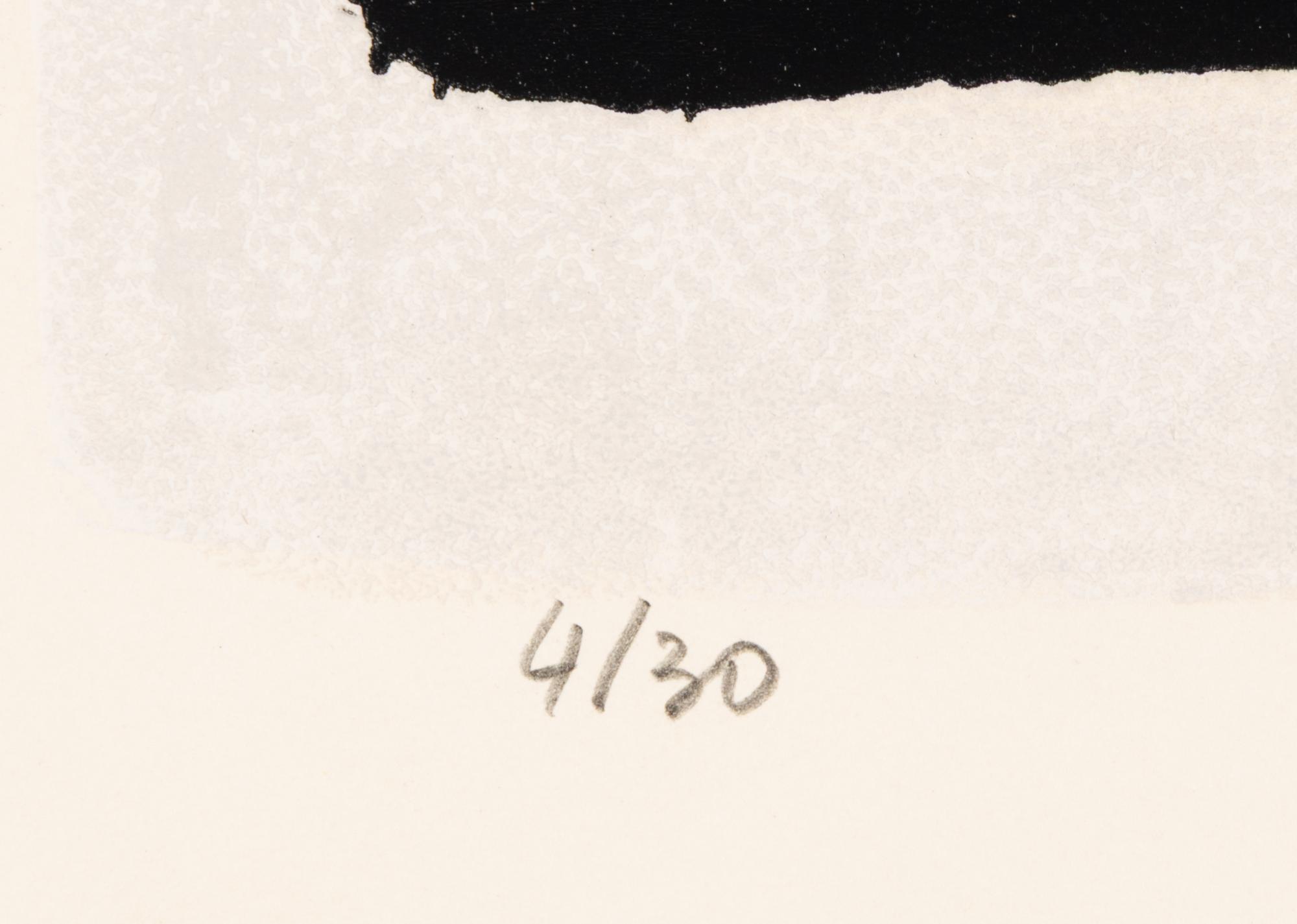 Pierre Soulages (French, 1919–2022) — Lithographie No.7a, 1957