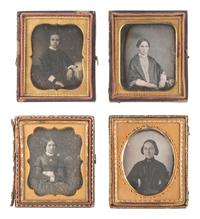 [EARLY PHOTOGRAPHY]. 30 sixth plate daguerreotypes of lovely ladies.