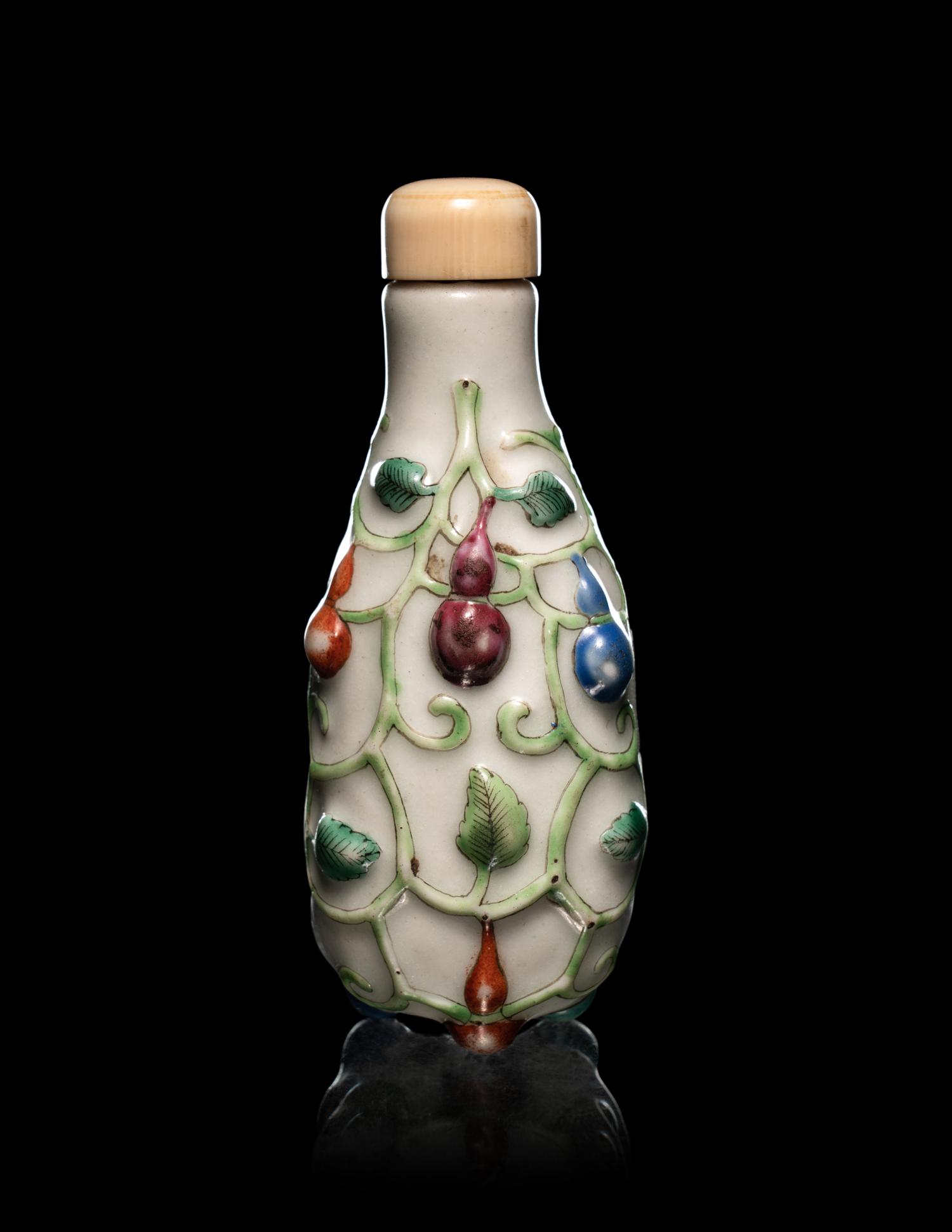 Two Chinese Porcelain Snuff Bottles