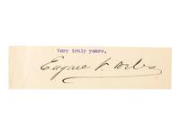 [SOCIAL REFORMERS]. Autographs from labor advocates and other social reformers, comprising: