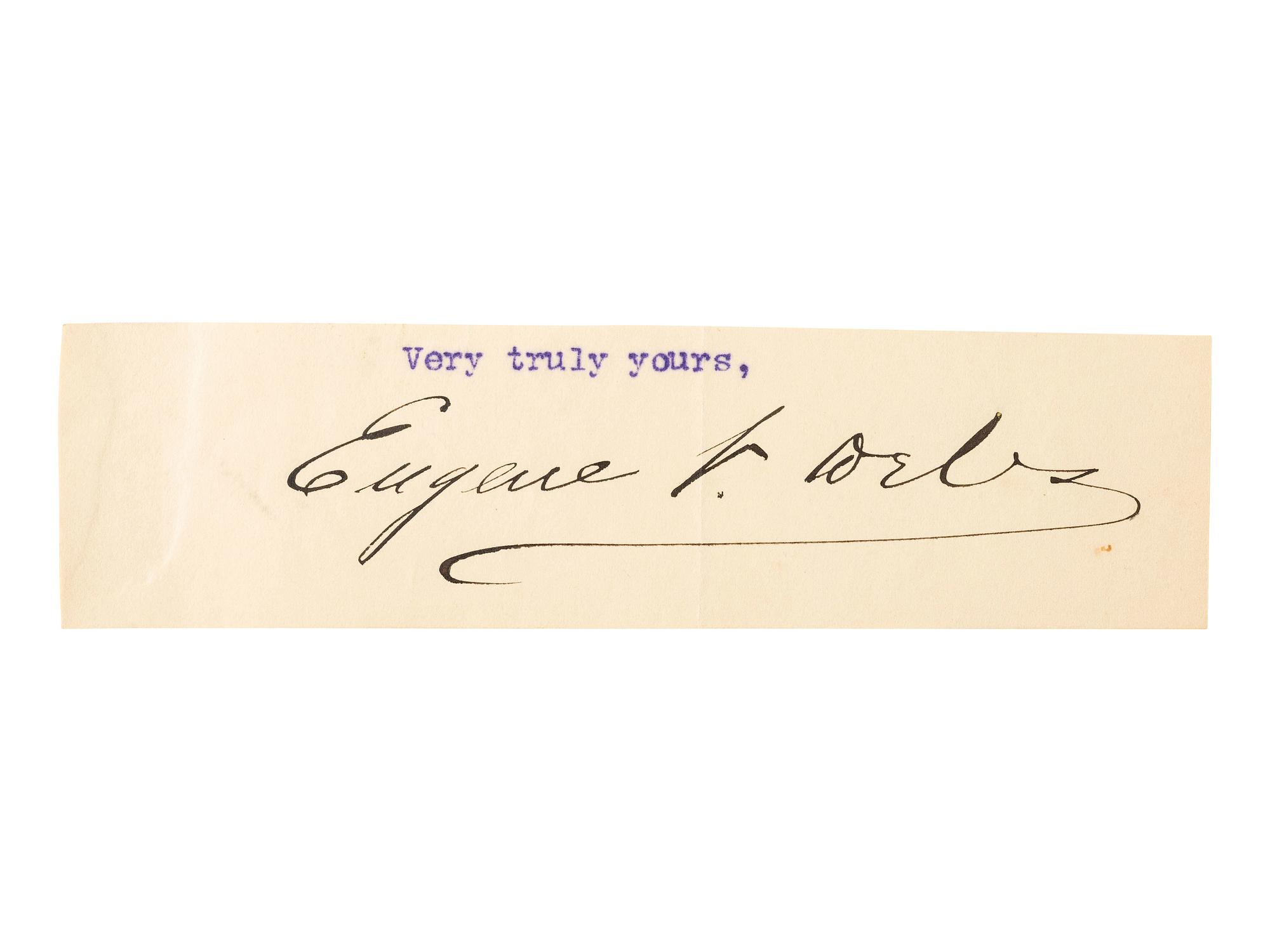 [SOCIAL REFORMERS]. Autographs from labor advocates and other social reformers, comprising: