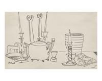 Still Life with Kettle and Candlesticks