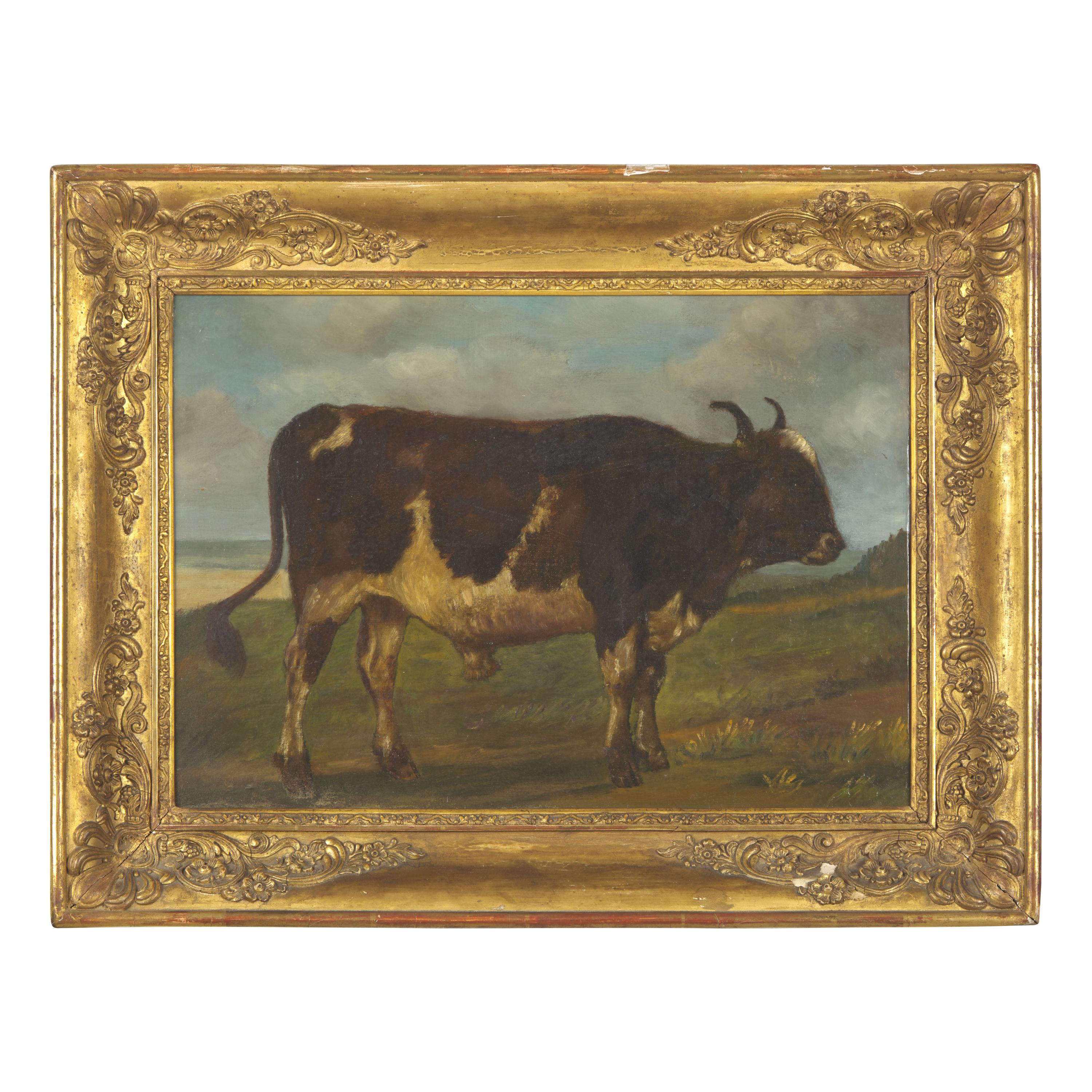 European School, 19th Century — Cow