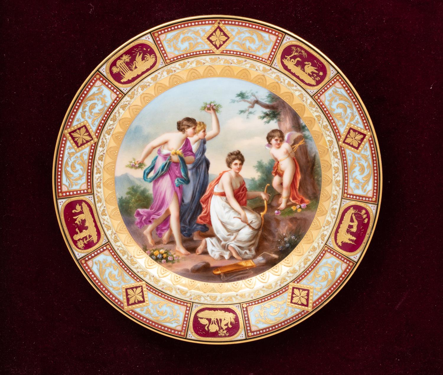 A Vienna Porcelain Cabinet Plate