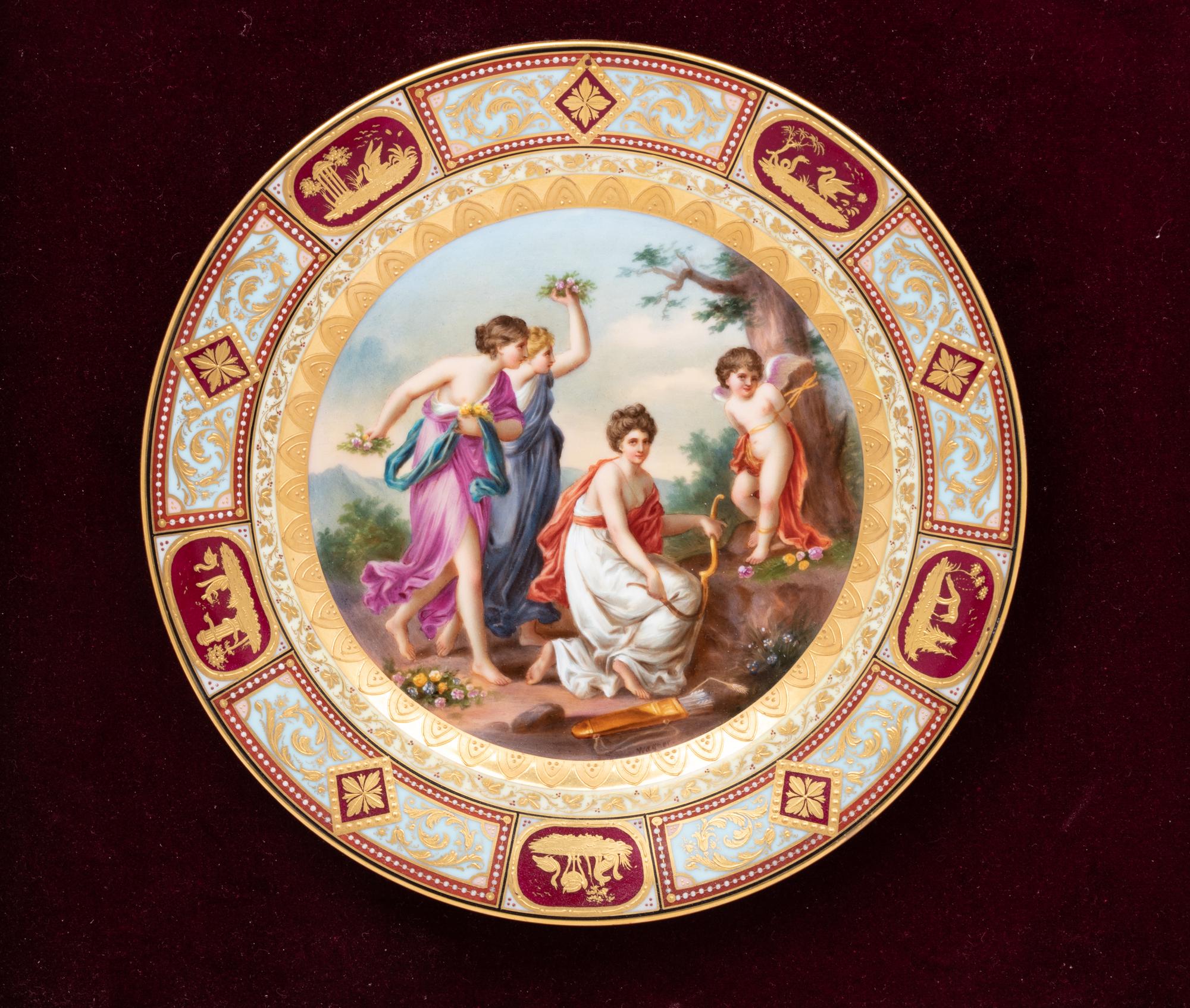 A Vienna Porcelain Cabinet Plate