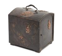 A Mixed Metal Box Height 4 3/4 inches. — 19TH CENTURY