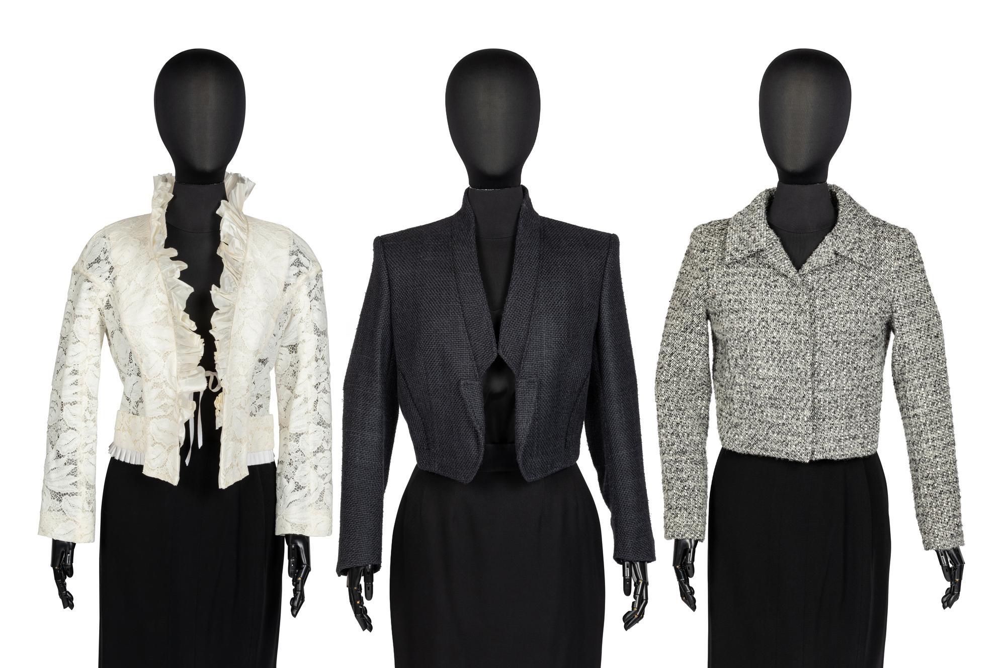 Three Designer Boleros: Two ODLR & One YSL Rive Gauche