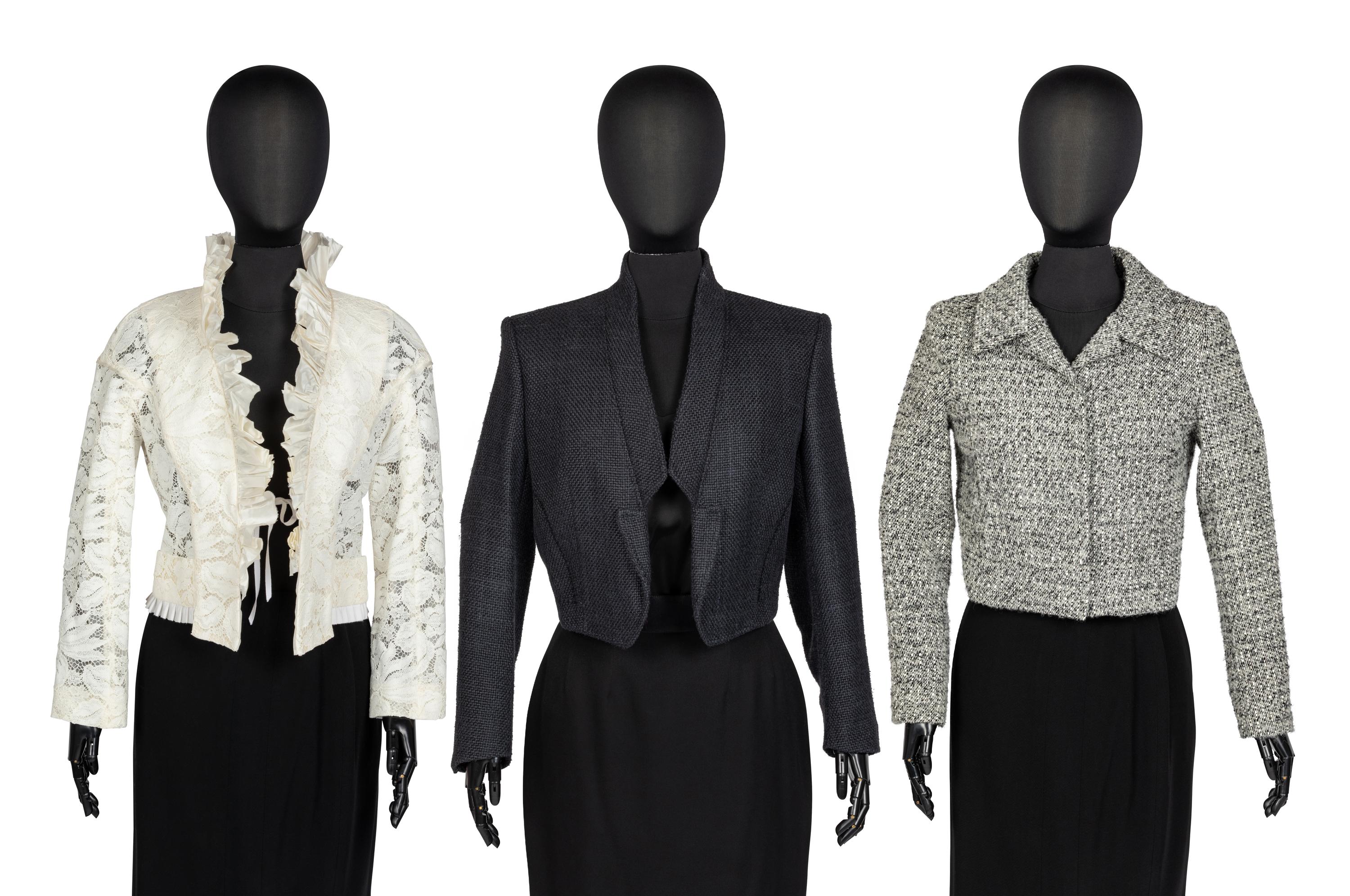 Three Designer Boleros: Two ODLR & One YSL Rive Gauche