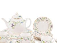 A Royal Worcester Arcadia Porcelain Tea Service
