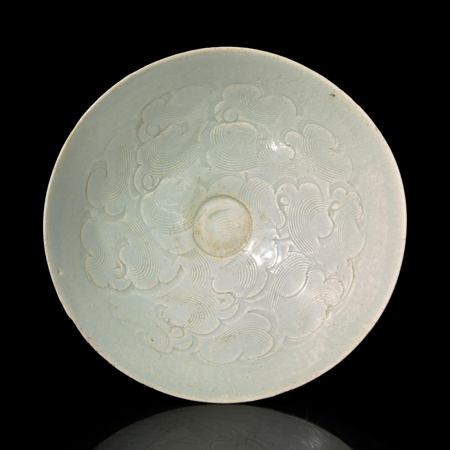 A Chinese Incised Qingbai Bowl, Southern Song Dynasty — 南宋 青白釉刻劃花盌