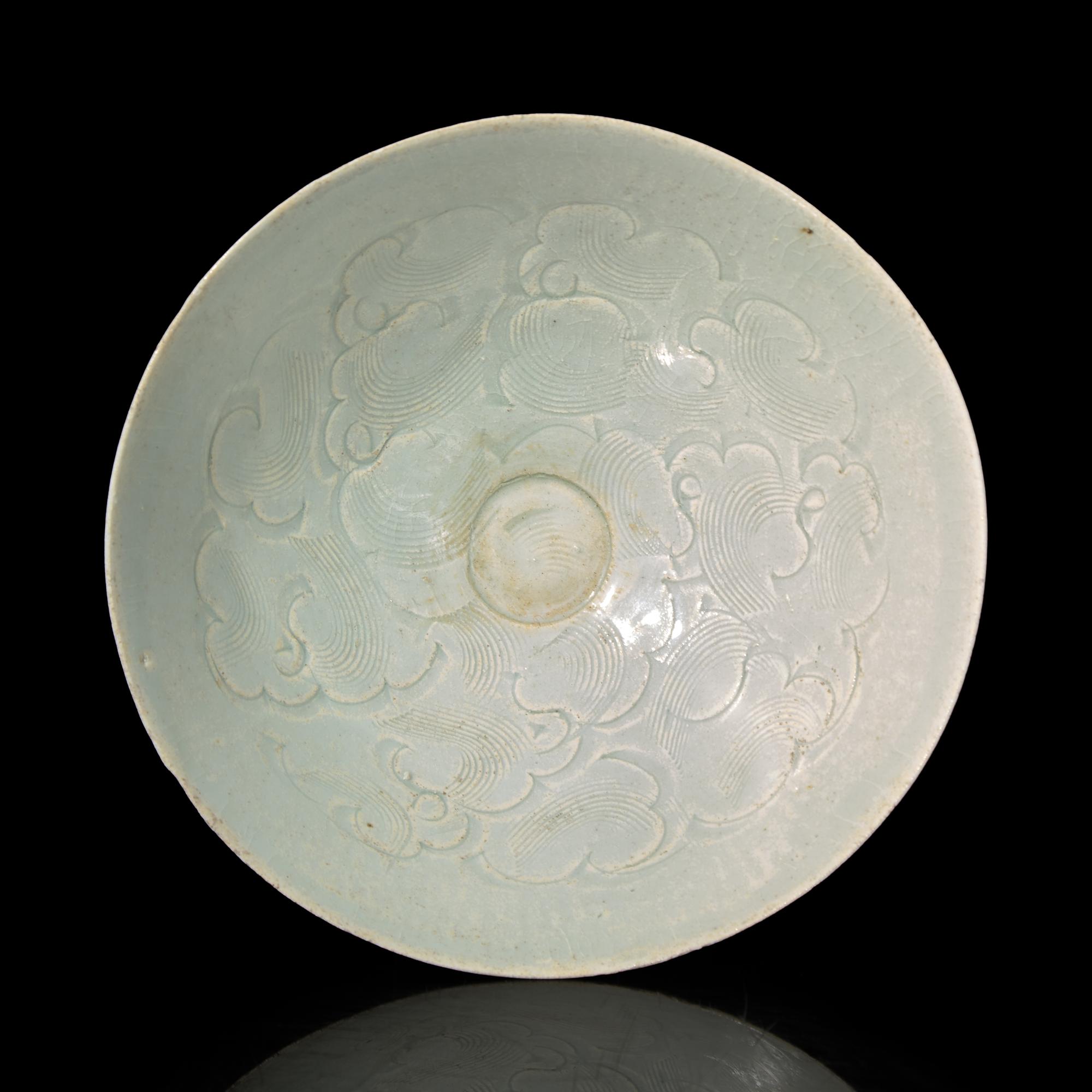 A Chinese Incised Qingbai Bowl, Southern Song Dynasty — 南宋 青白釉刻劃花盌