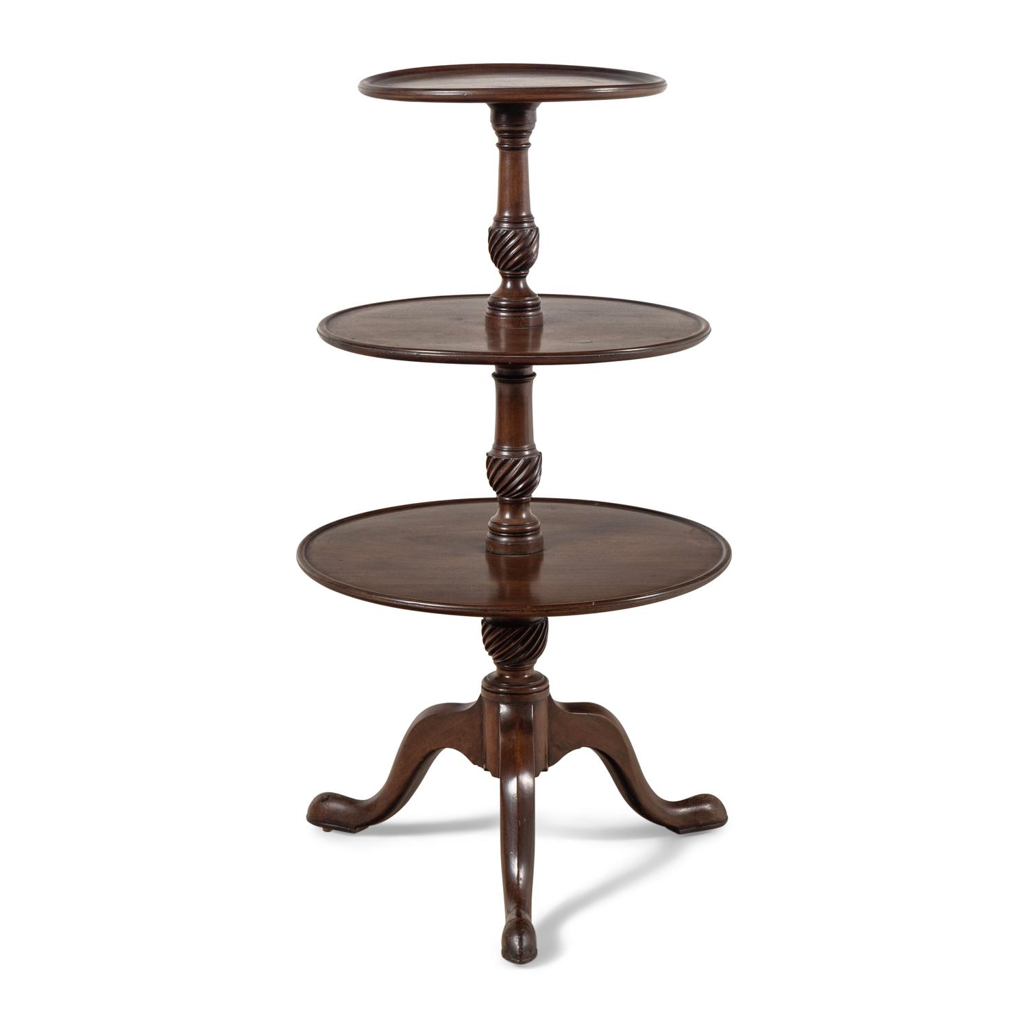 A George III Style Mahogany Dumbwaiter