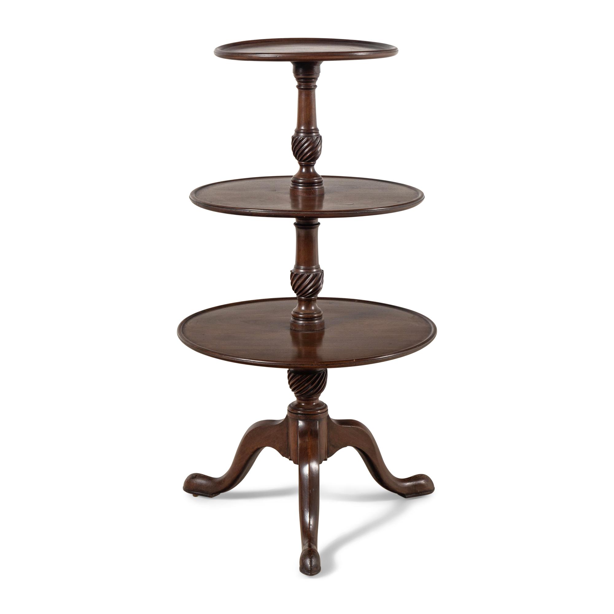 A George III Style Mahogany Dumbwaiter