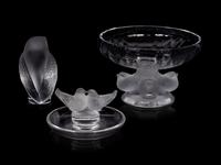 Three Lalique Table Articles