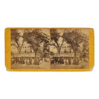 [African-Americana] Stereoview of African American soldiers, possibly representing the 1st North Carolina Colored Troops