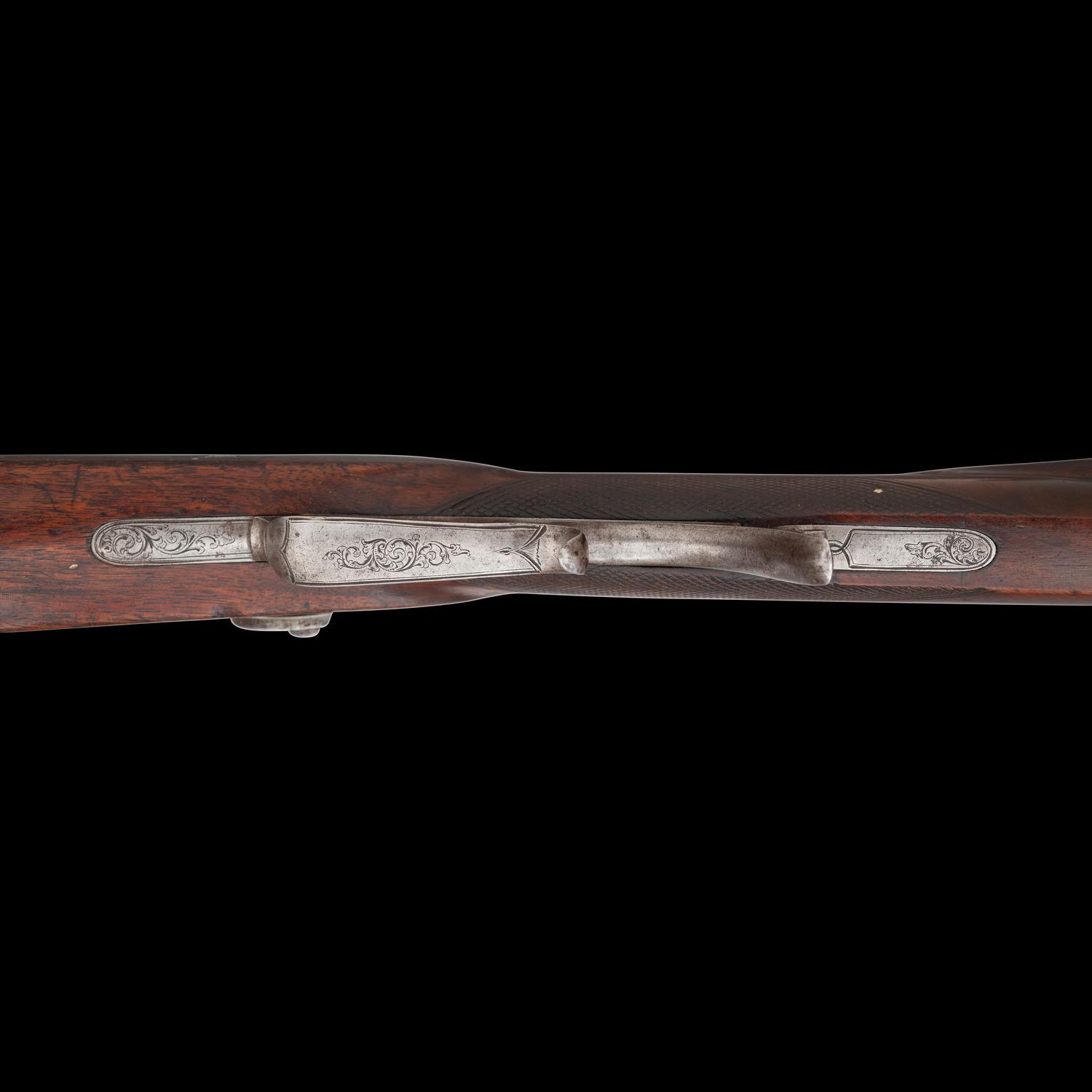 Lovely H.E. Dimick St. Louis Half-Stock Percussion Heavy Sporting Rifle