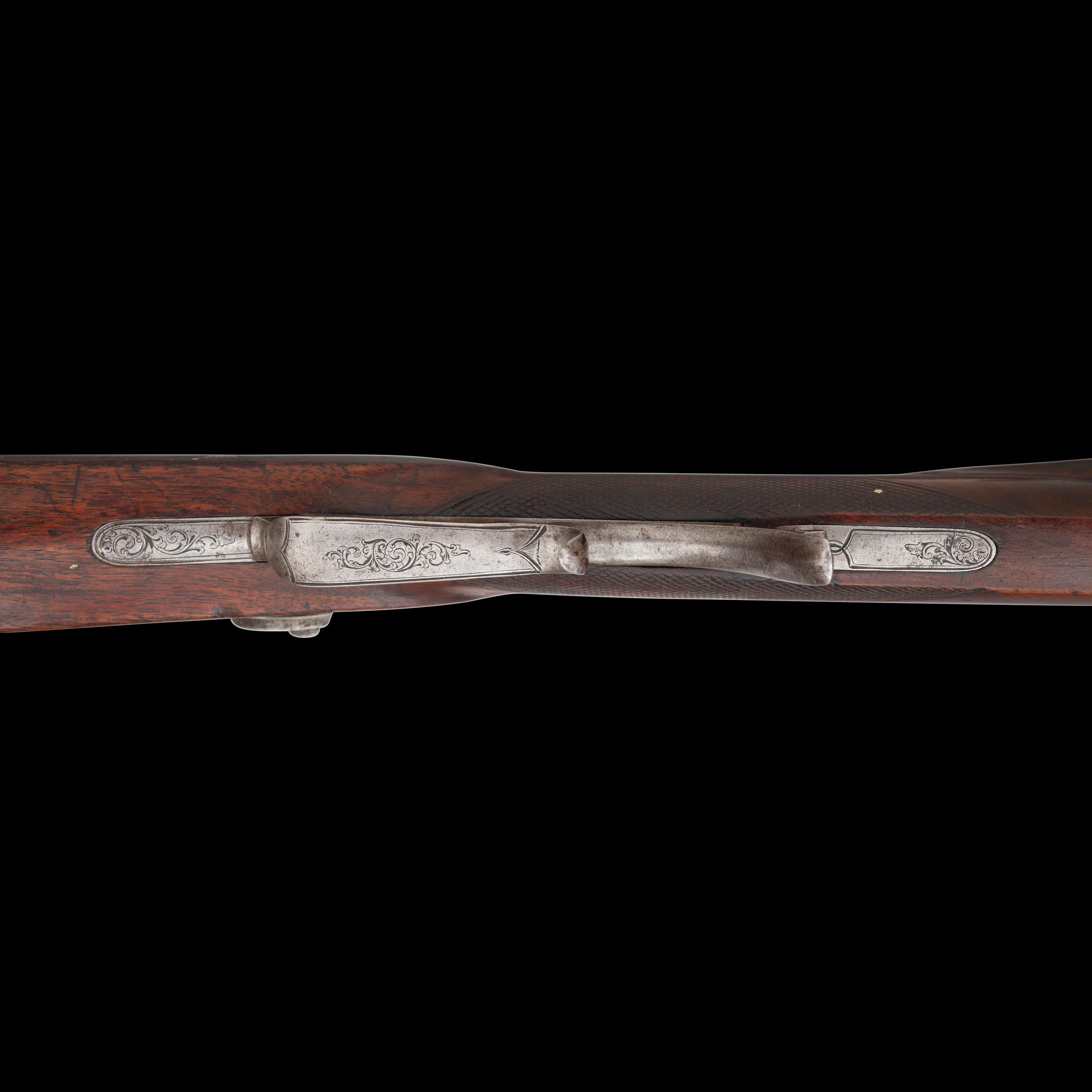 Lovely H.E. Dimick St. Louis Half-Stock Percussion Heavy Sporting Rifle