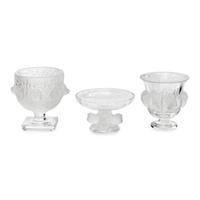 Three Lalique Table Articles