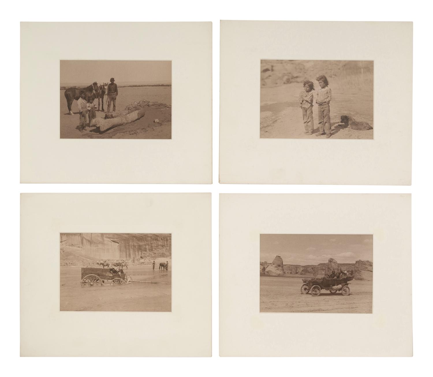 [WESTERN AMERICANA] -- [NATIVE AMERICANS]. GLEASON, Herbert Wendell (1855-1937), photographer. A collection of approx. 37 images of Canyon de Chelly and Navajo subjects.