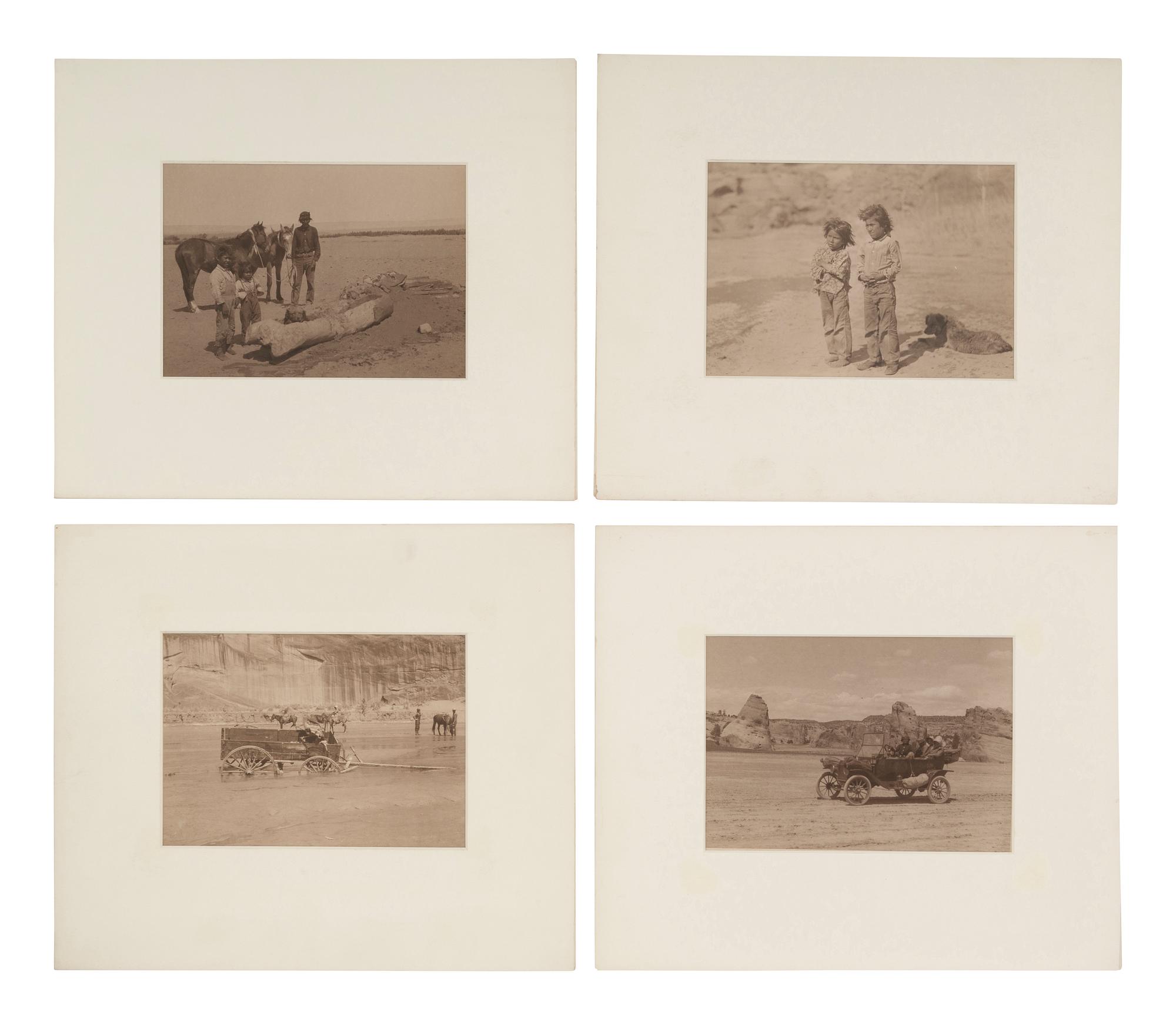 [WESTERN AMERICANA] -- [NATIVE AMERICANS]. GLEASON, Herbert Wendell (1855-1937), photographer. A collection of approx. 37 images of Canyon de Chelly and Navajo subjects.