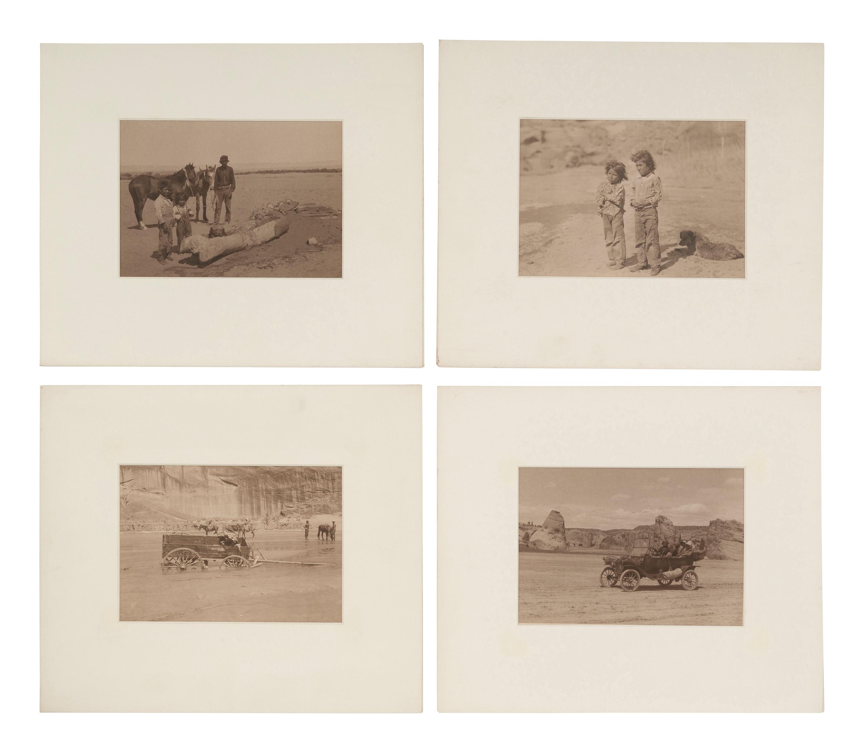 [WESTERN AMERICANA] -- [NATIVE AMERICANS]. GLEASON, Herbert Wendell (1855-1937), photographer. A collection of approx. 37 images of Canyon de Chelly and Navajo subjects.
