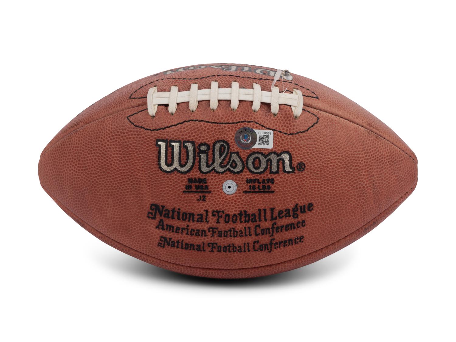 A Dan Marino Signed Autograph Wilson NFL Football (Beckett Authentication Services BAS Certified, Upper Deck Authenticated),