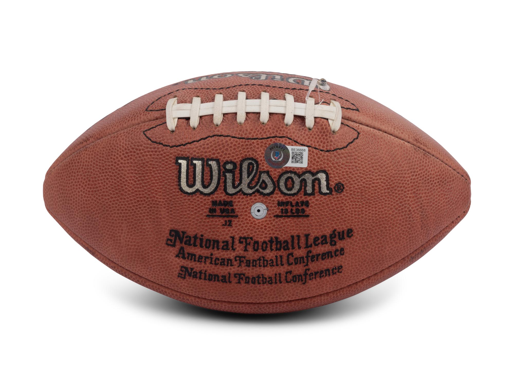 A Dan Marino Signed Autograph Wilson NFL Football (Beckett Authentication Services BAS Certified, Upper Deck Authenticated),