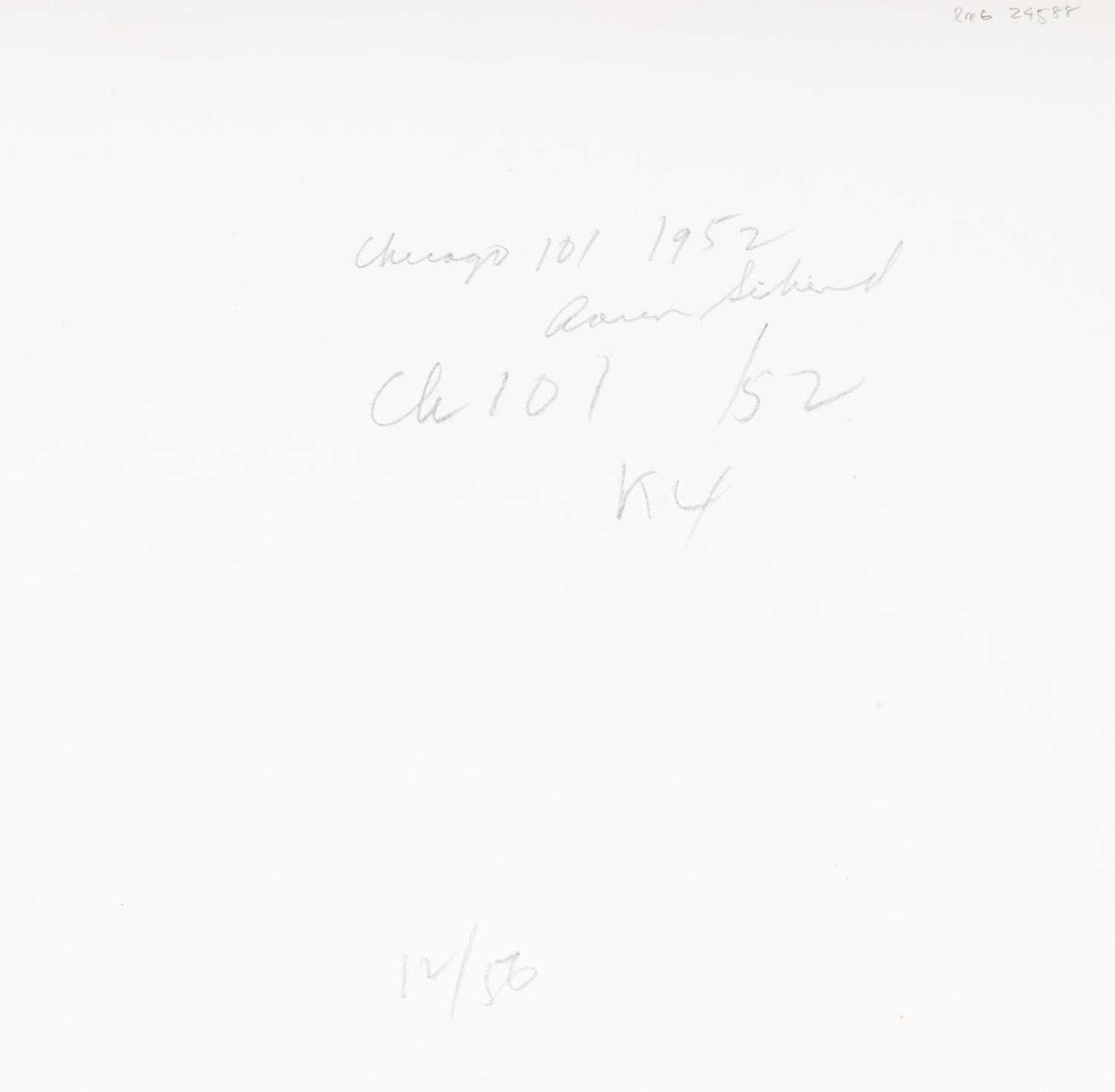 Aaron Siskind (1903-1991) Chicago 101, 1952