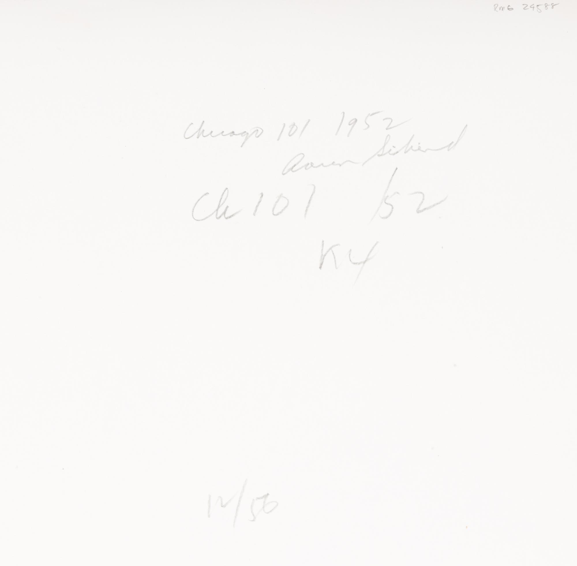 Aaron Siskind (1903-1991) Chicago 101, 1952