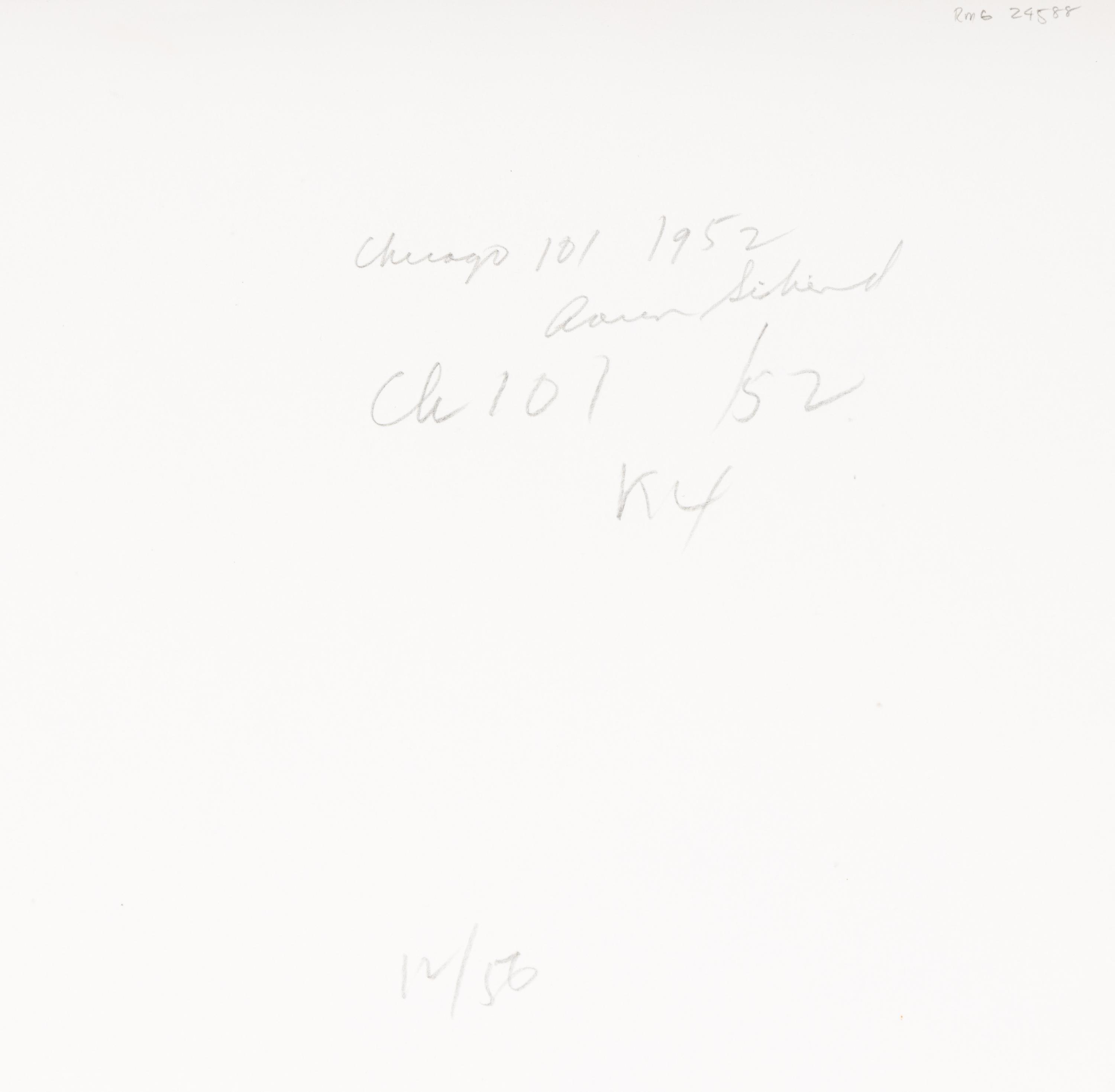 Aaron Siskind (1903-1991) Chicago 101, 1952