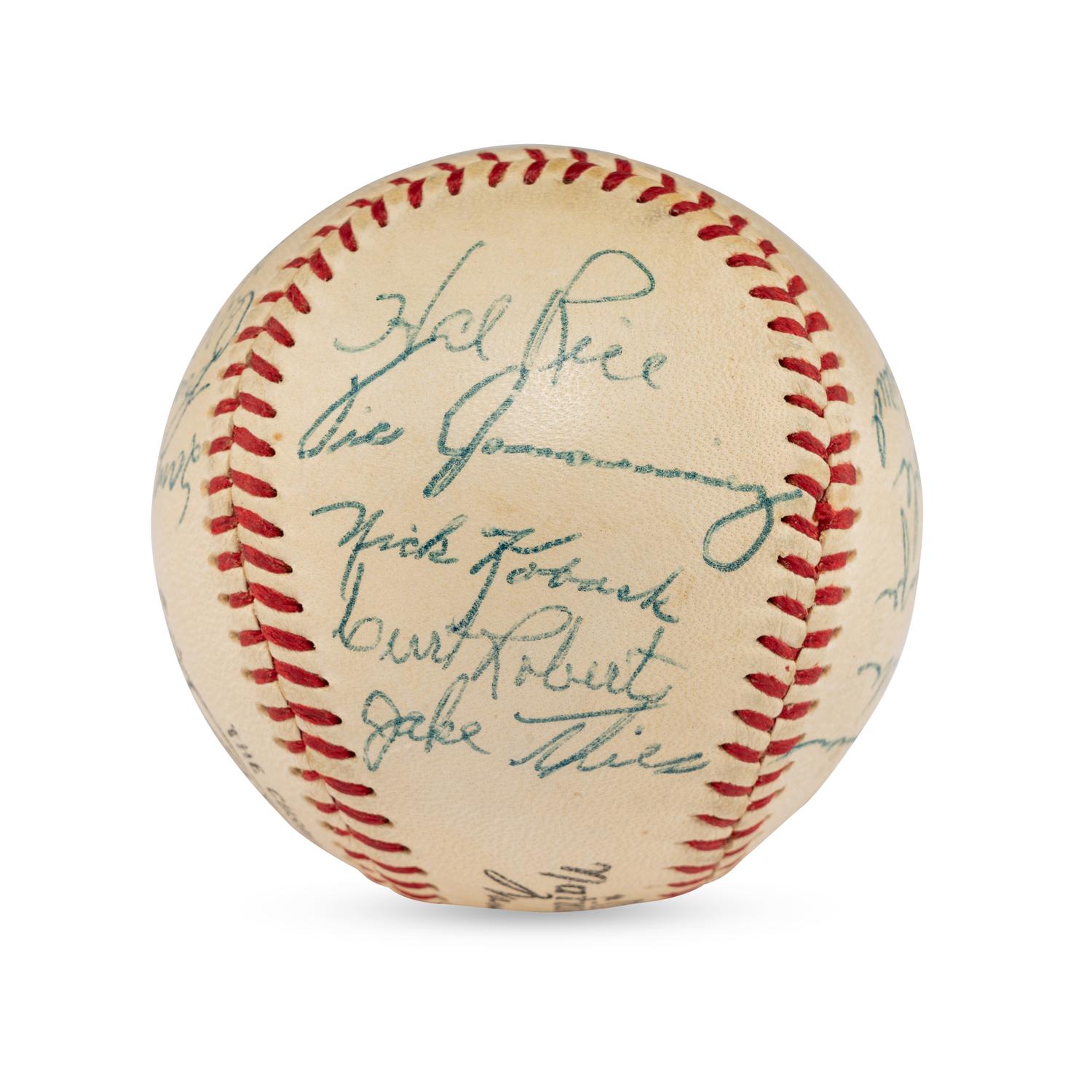 A 1954 Pittsburgh Pirates Team Signed Autograph Baseball (SGC Letter of Authenticity)