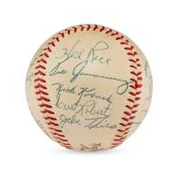A 1954 Pittsburgh Pirates Team Signed Autograph Baseball (SGC Letter of Authenticity)
