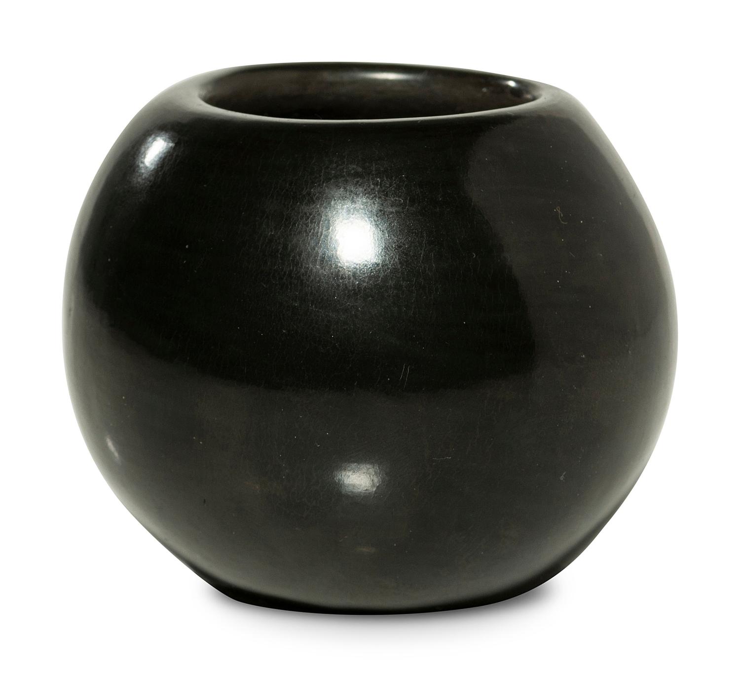 Blackware Pottery Jar 1956-1965