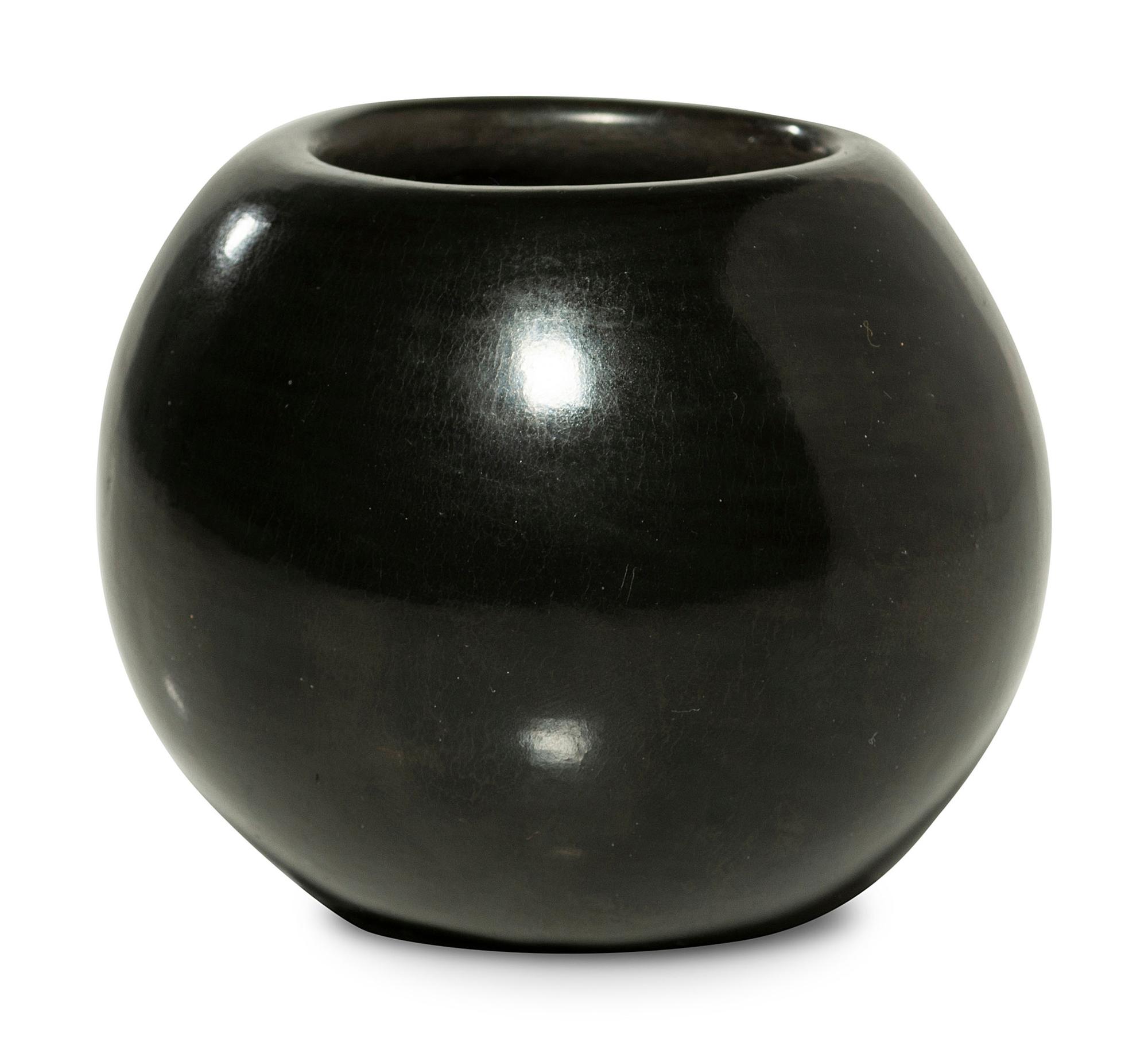 Blackware Pottery Jar 1956-1965