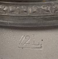A Pewter Mounted Stoneware Stein, Lemp Brewing, St. Louis