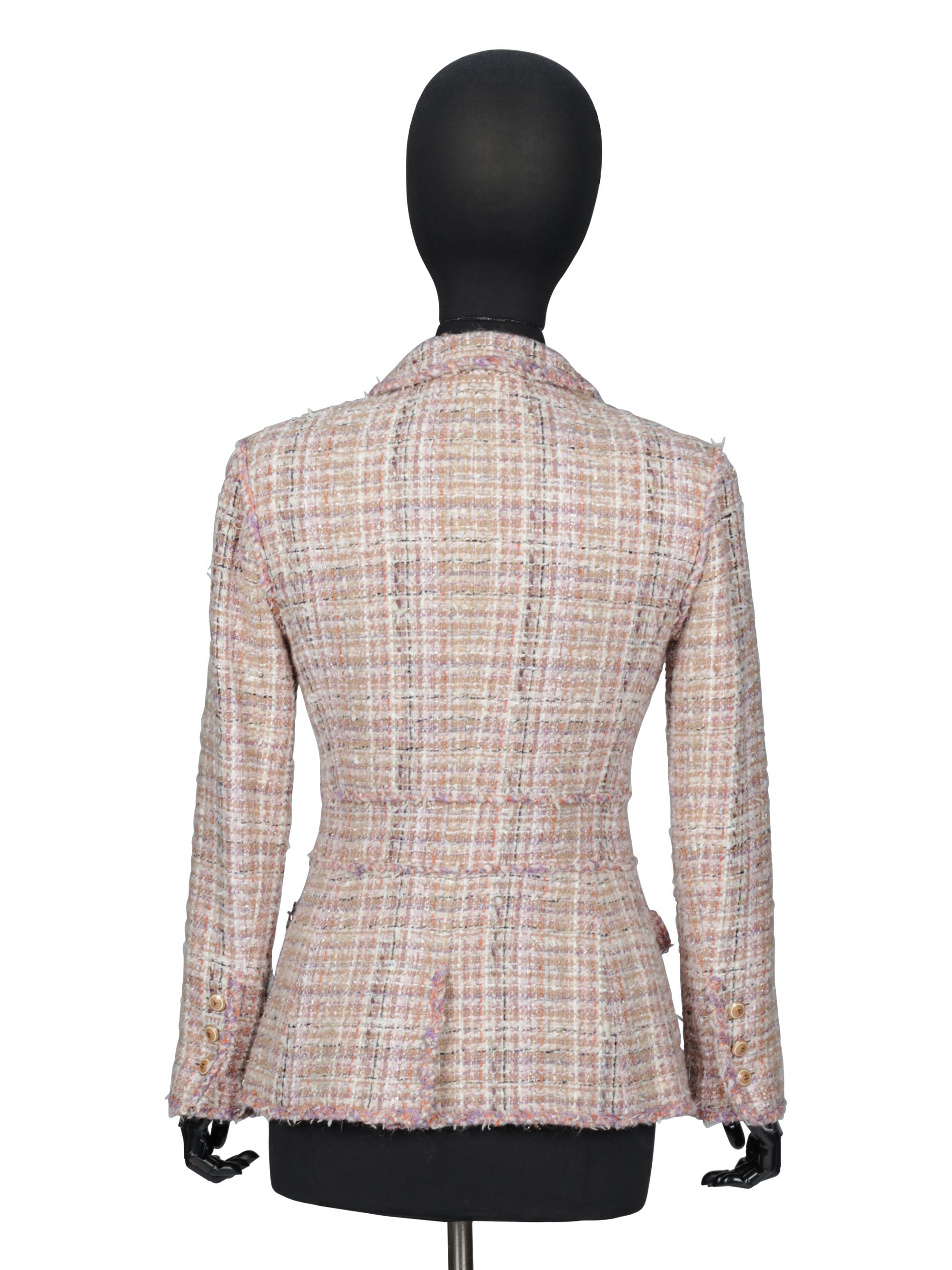 CHANEL, PASTEL FANTASY TWEED JACKET