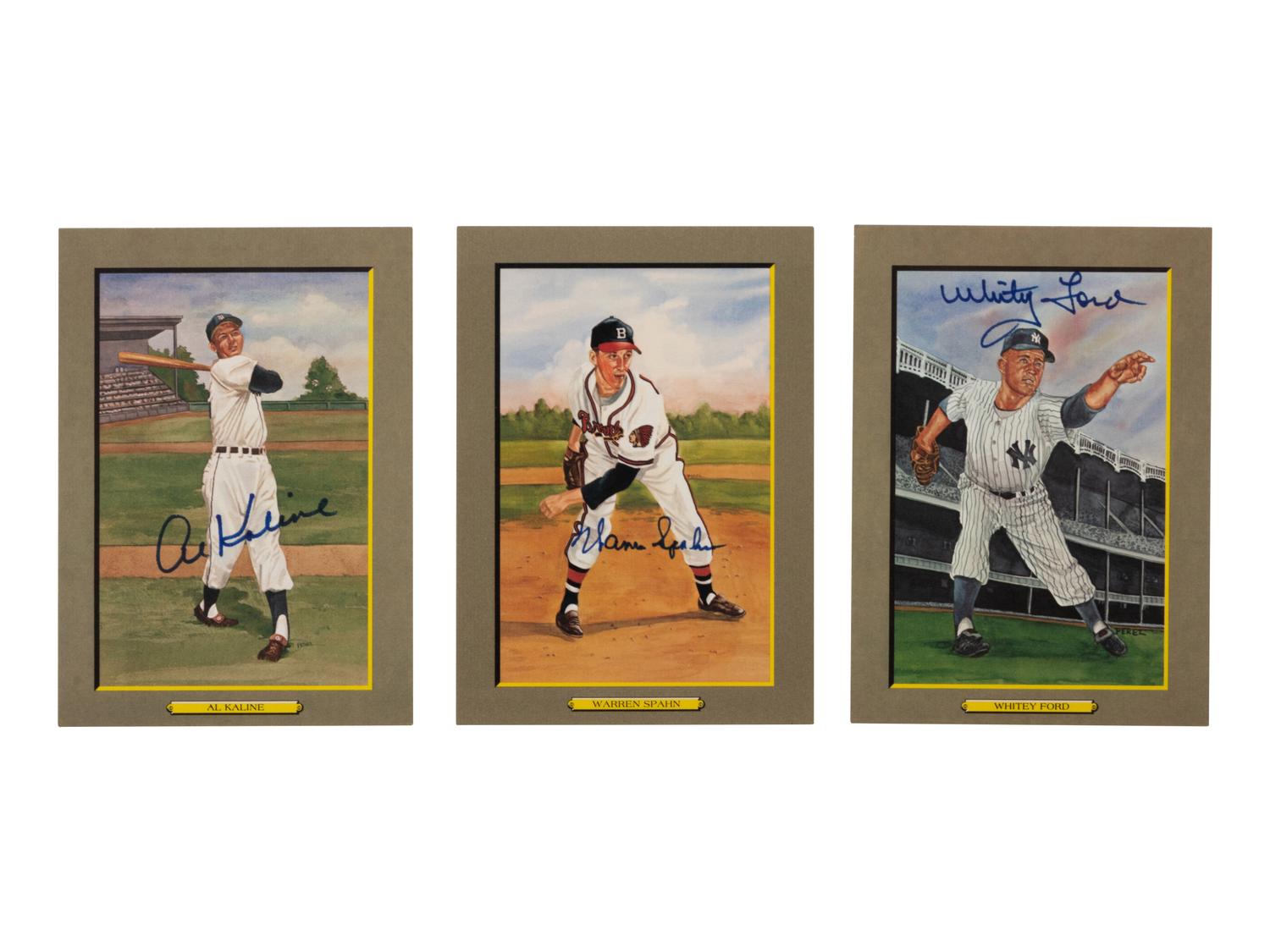 A Group of 68 signed Perez-Steele Great Moments Cards,