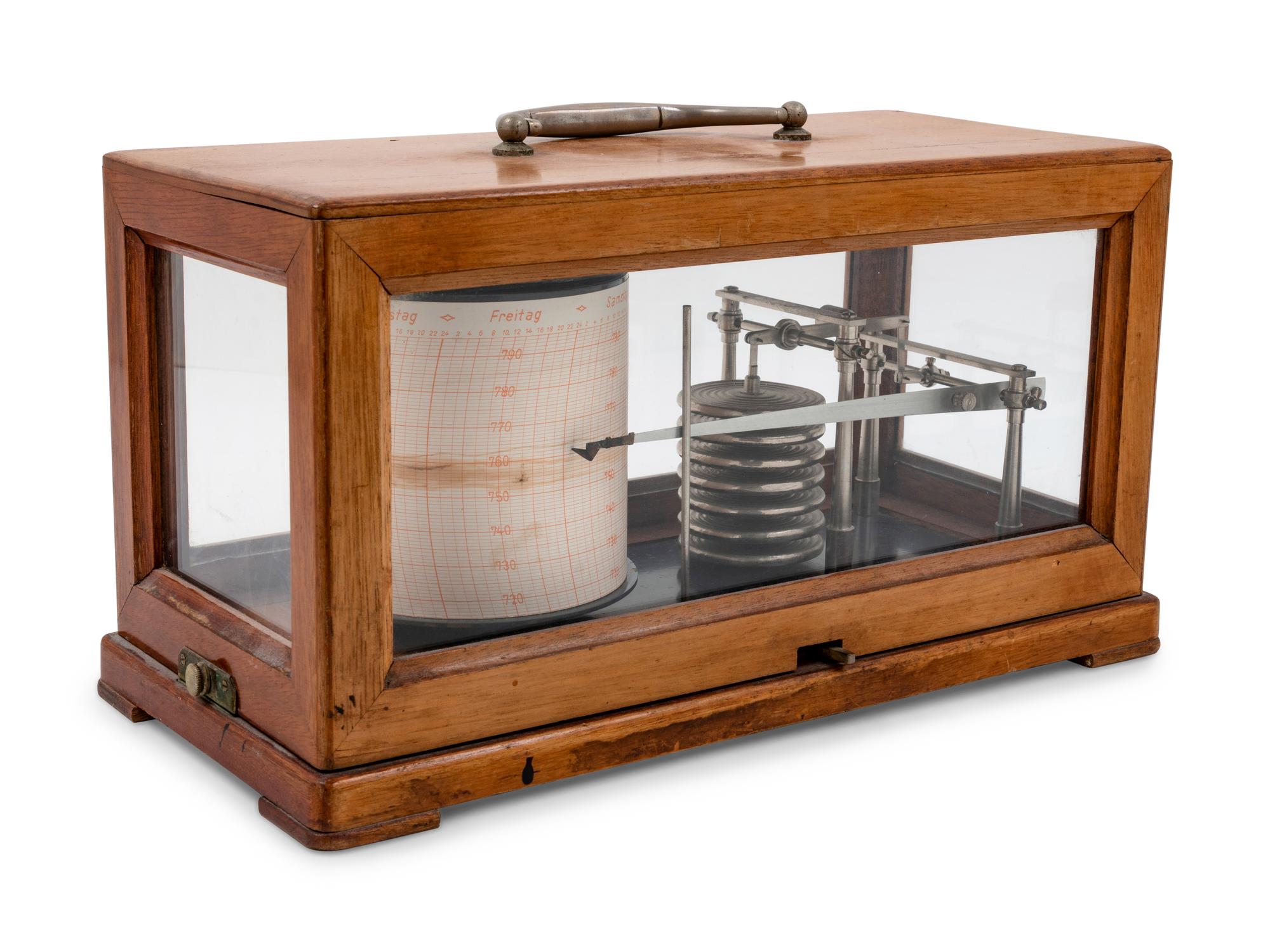 A Wood Cased Barograph