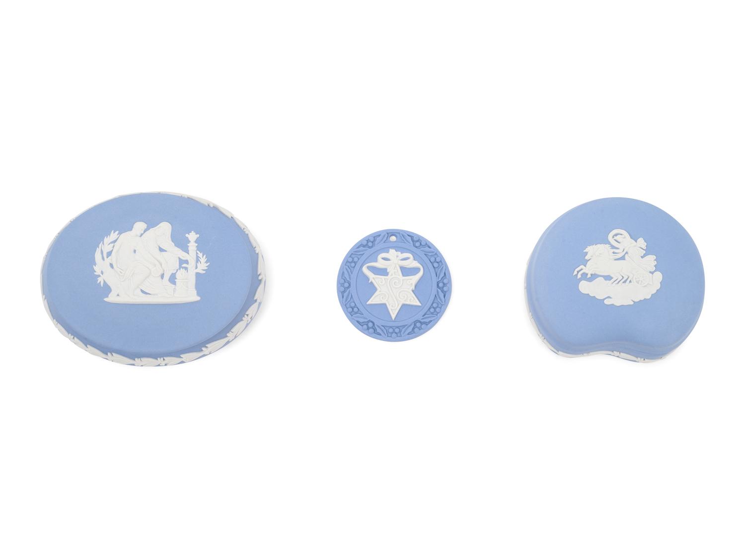 Two Wedgwood Jasperware Trinket Boxes