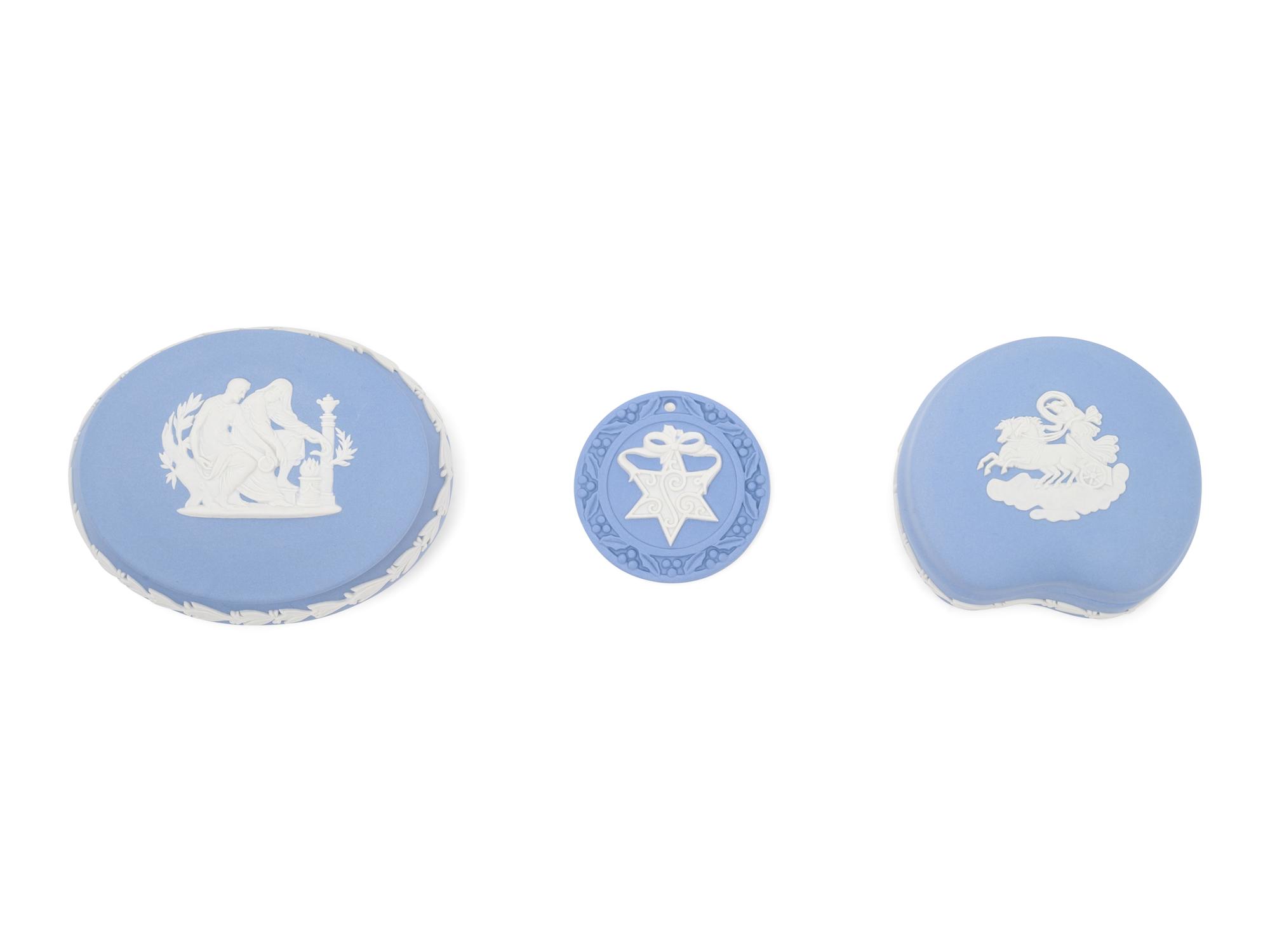 Two Wedgwood Jasperware Trinket Boxes