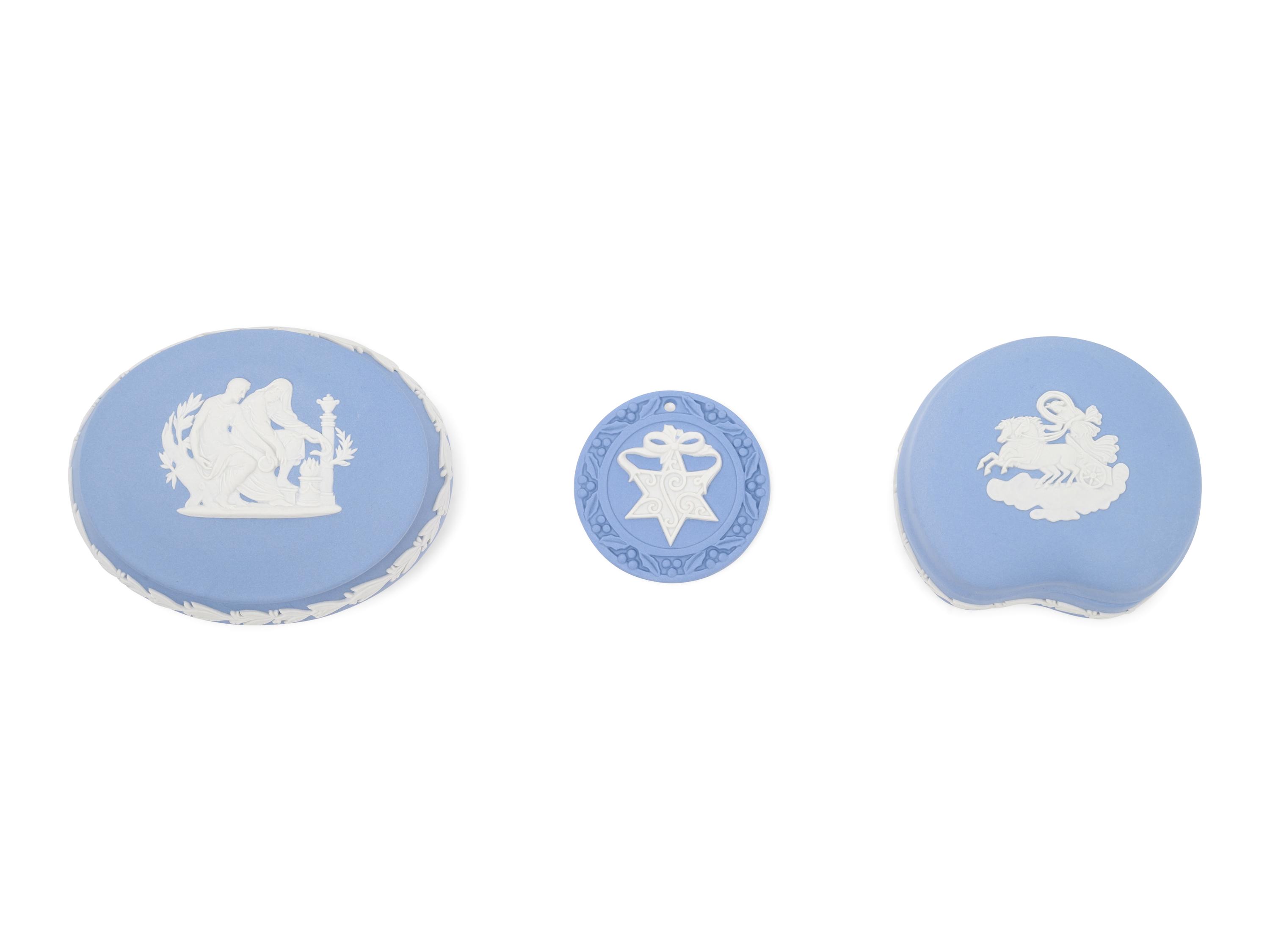Two Wedgwood Jasperware Trinket Boxes