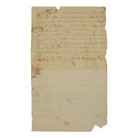[Americana] Perry, Christopher Raymond. Autograph document, signed