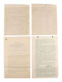 [NATIVE AMERICANS]. Documents related to the Colville Reservation and the Nez Perce.