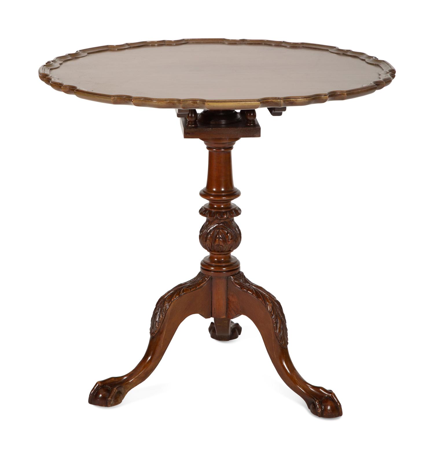 A George II Style Mahogany Tilt-Top Table