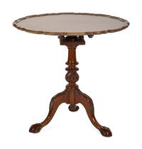 A George II Style Mahogany Tilt-Top Table